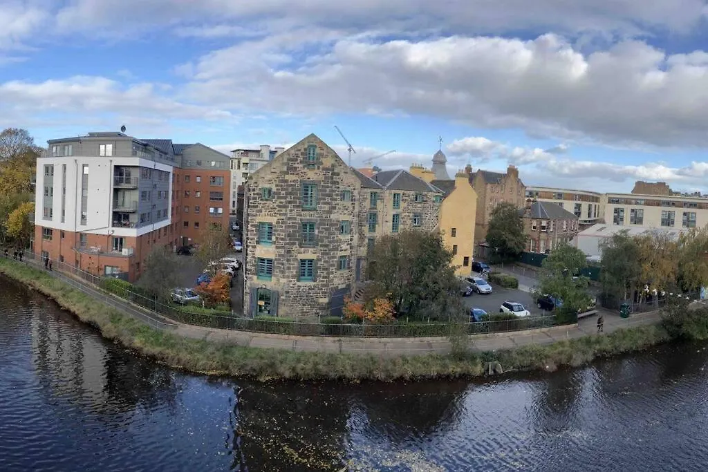 公寓 My Waterfront Apartment, Views Over Water Of Leith 爱丁堡 英国